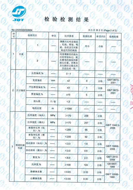检验证书